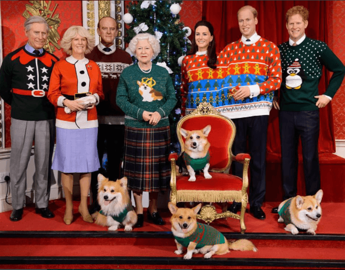 Royal family ugly sweater