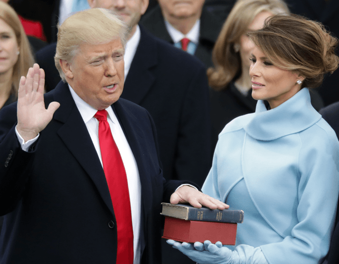 Trump inauguration oath main